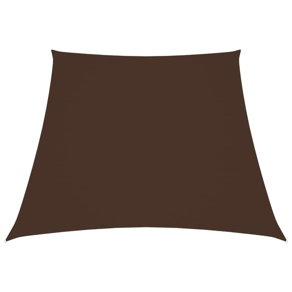 vidaXL Sonnensegel Oxford-Gewebe Trapezförmig 3/4x2 m Braun