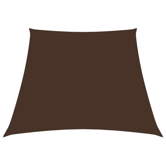 vidaXL Sonnensegel Oxford-Gewebe Trapezförmig 3/4x3 m Braun