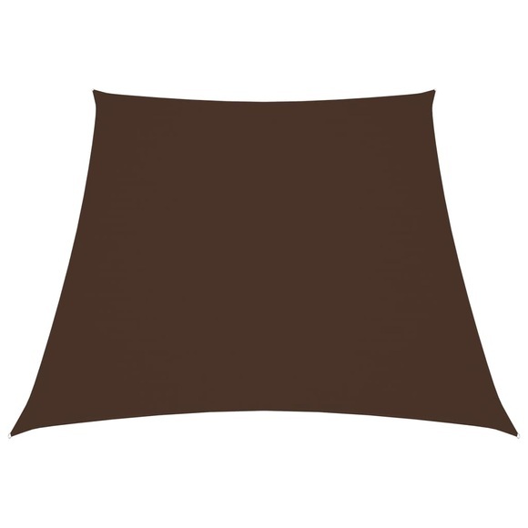 vidaXL Sonnensegel Oxford-Gewebe Trapezförmig 4/5x3 m Braun