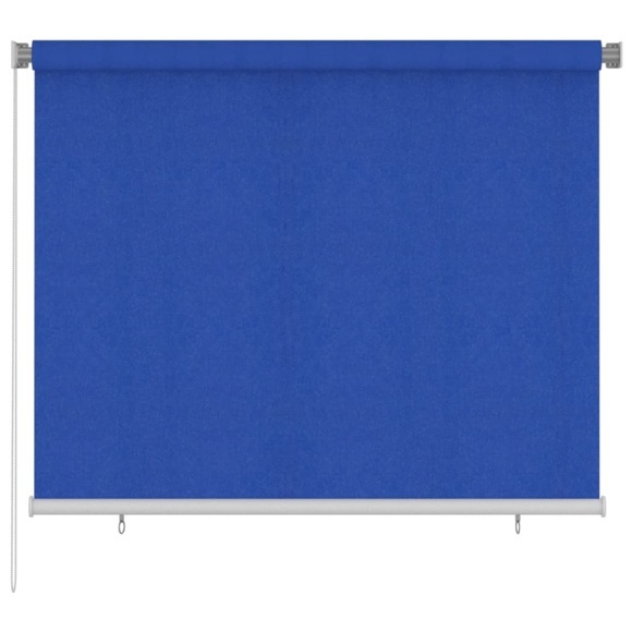 vidaXL Außenrollo 180x140 cm Blau HDPE