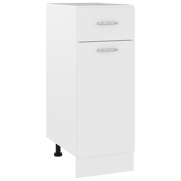 vidaXL Schubunterschrank Weiß 30x46x81,5 cm Spanplatte