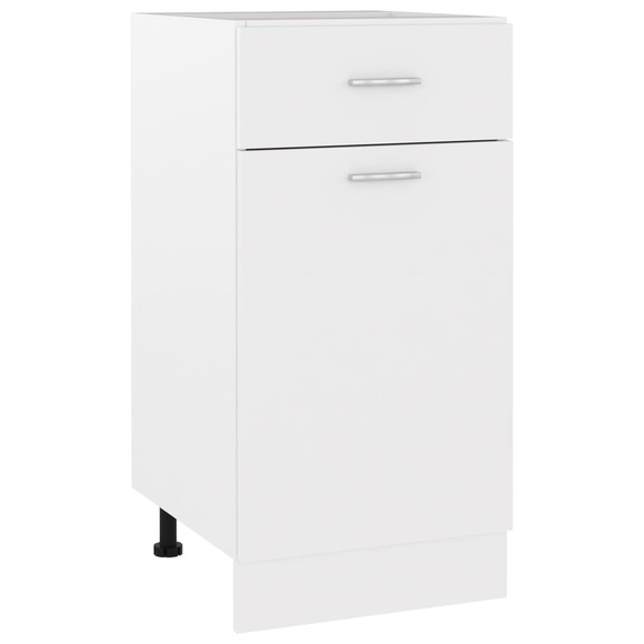 vidaXL Schubunterschrank Weiß 40x46x81,5 cm Spanplatte