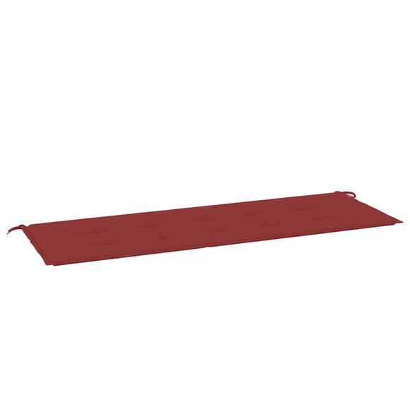 vidaXL Gartenbank-Auflage Weinrot 150x50x4 cm Stoff
