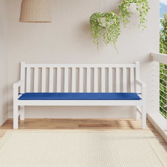 vidaXL Gartenbank-Auflage Königsblau 180x50x4 cm Stoff