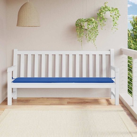 vidaXL Gartenbank-Auflage Königsblau 200x50x4 cm Stoff