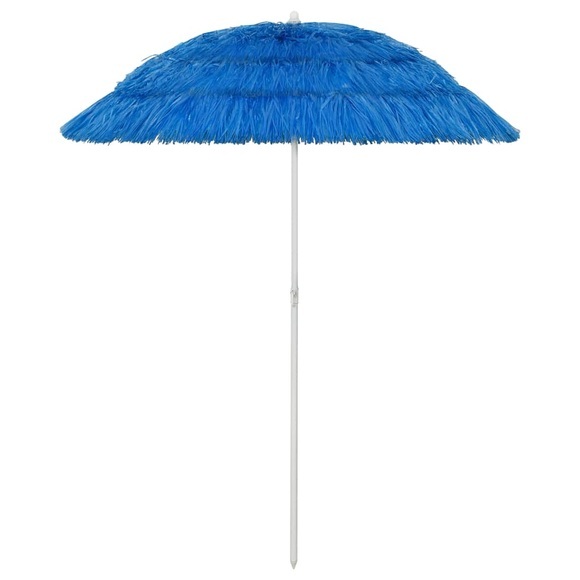 vidaXL Strandschirm Blau 180 cm