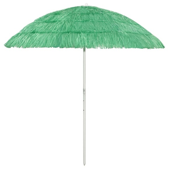 vidaXL Strandschirm Grün 240 cm