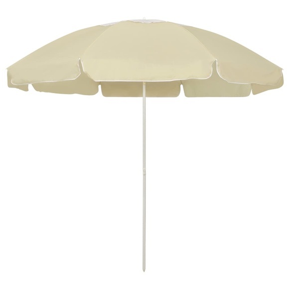 vidaXL Strandschirm Sandgelb 240 cm