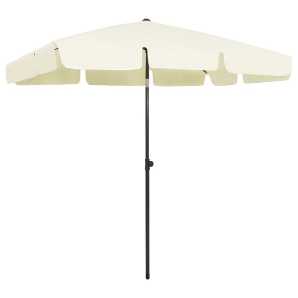 vidaXL Strandschirm Sandgelb 200x125 cm