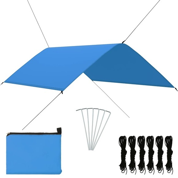vidaXL Outdoor Tarp 3x2 m Blau