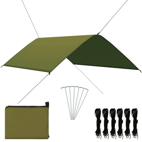 vidaXL Outdoor Tarp 3x2 m Grün