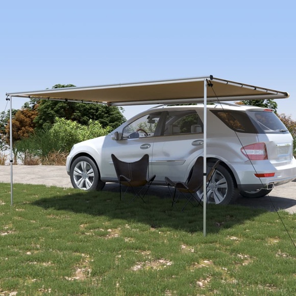 vidaXL Wohnwagen-Markise 3,6x2,5x2,15 m Beige