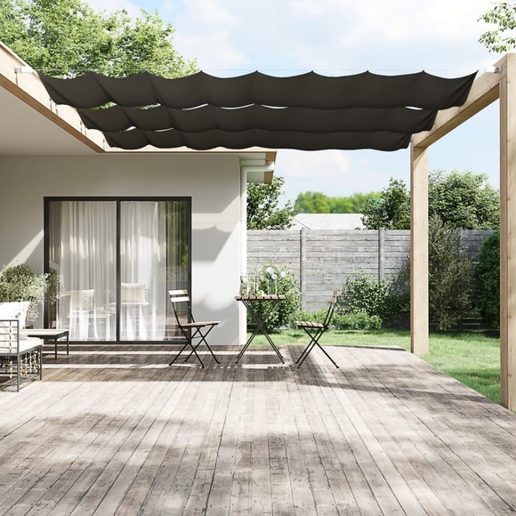 vidaXL Senkrechtmarkise Anthrazit 60x360 cm Oxford-Gewebe