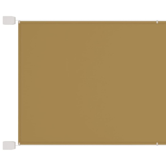 vidaXL Senkrechtmarkise Beige 100x360 cm Oxford-Gewebe