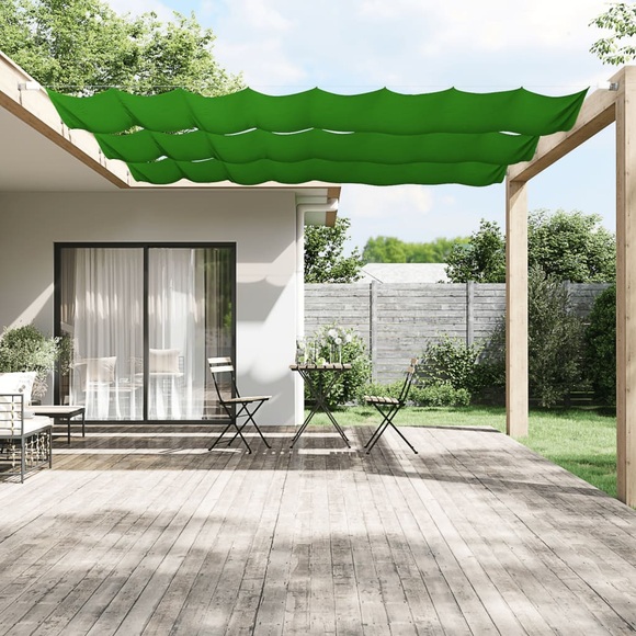 vidaXL Senkrechtmarkise Hellgrün 60x420 cm Oxford-Gewebe
