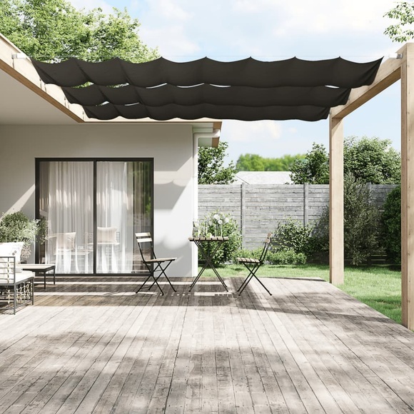 vidaXL Senkrechtmarkise Anthrazit 60x1000 cm Oxford-Gewebe