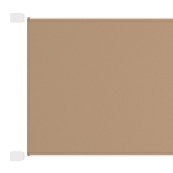 vidaXL Senkrechtmarkise Taupe 60x360 cm Oxford-Gewebe