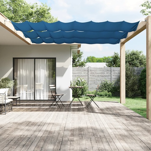 vidaXL Senkrechtmarkise Blau 60x600 cm Oxford-Gewebe
