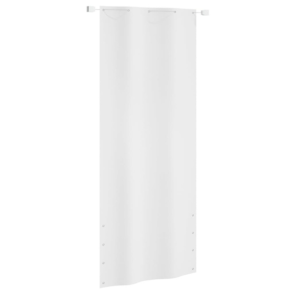 vidaXL Balkon-Sichtschutz Weiß 100x240 cm Oxford-Gewebe