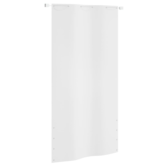 vidaXL Balkon-Sichtschutz Weiß 120x240 cm Oxford-Gewebe