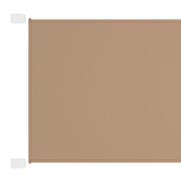 vidaXL Senkrechtmarkise Taupe 140x420 cm Oxford-Gewebe