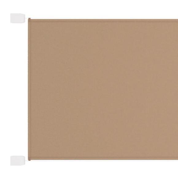 vidaXL Senkrechtmarkise Taupe 250x270 cm Oxford-Gewebe