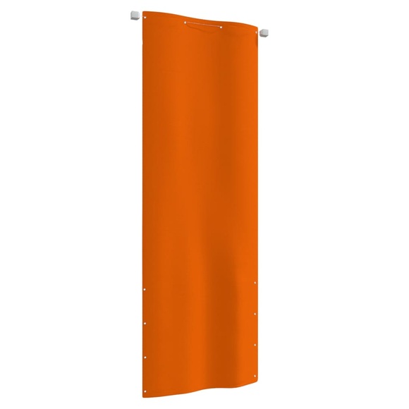 vidaXL Balkon-Sichtschutz Orange 80x240 cm Oxford-Gewebe