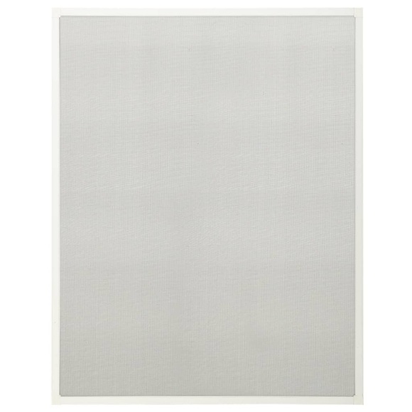 vidaXL Insektenschutz für Fenster Weiß 90x120 cm