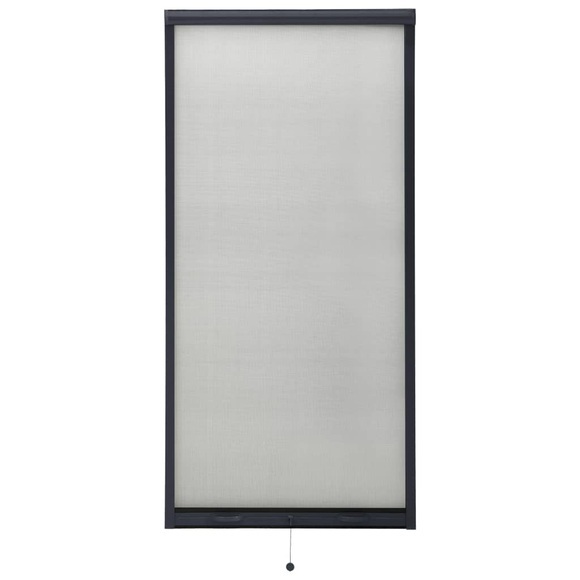 vidaXL Insektenschutzrollo für Fenster Anthrazit 60x150 cm