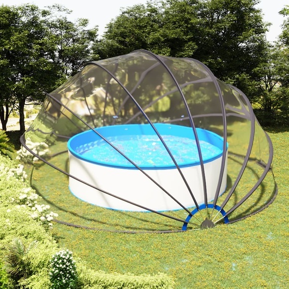 vidaXL Pool-Kuppel 550x275 cm