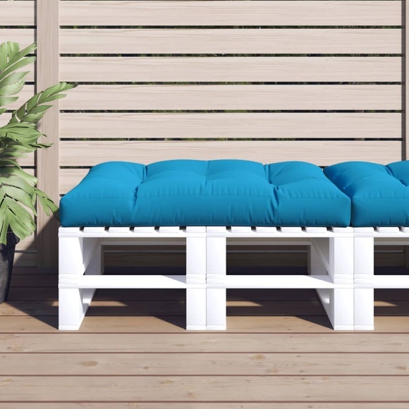 vidaXL Palettensofa-Kissen Blau 120x80x12 cm