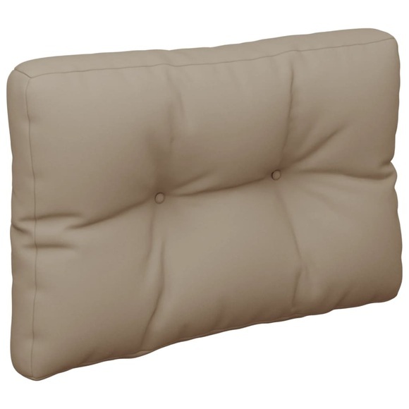 vidaXL Palettensofa-Kissen Taupe 50x40x12 cm