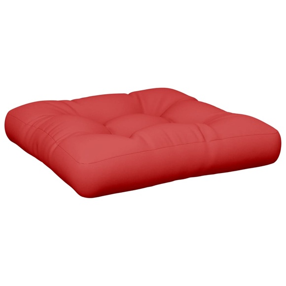 vidaXL Palettensofa-Kissen Rot 60x60x12 cm