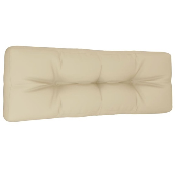 vidaXL Palettensofa-Kissen Beige 120x40x12 cm