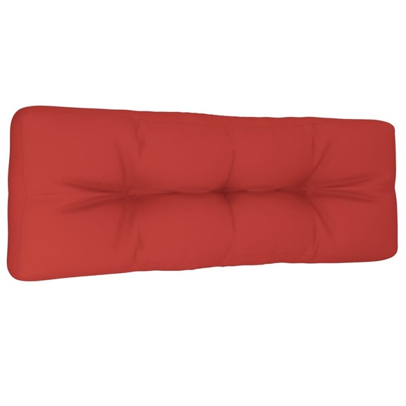 vidaXL Gartensofa-Kissen Rot 120x40x12 cm Stoff