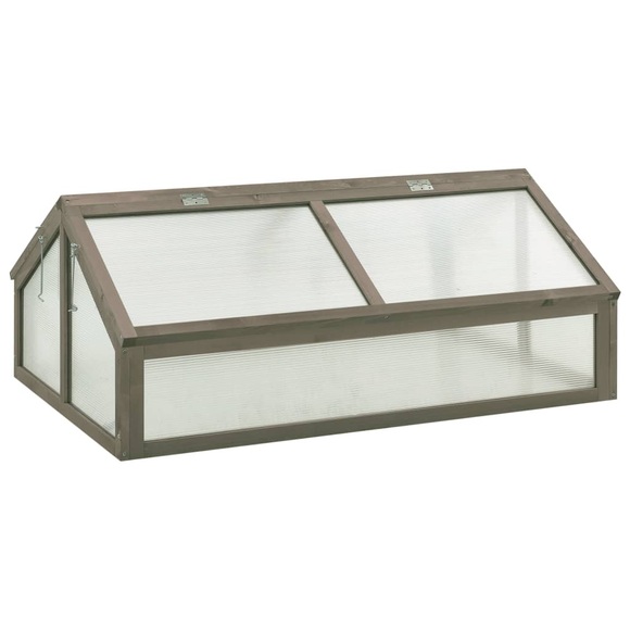 vidaXL Gewächshaus 120x80x50 cm Tannenholz