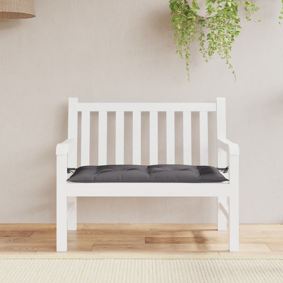 vidaXL Gartenbank-Auflage Anthrazit 100x50x7 cm Stoff