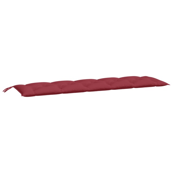 vidaXL Gartenbank-Auflage Weinrot 180x50x7 cm Stoff