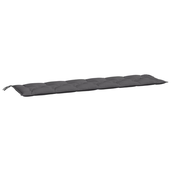 vidaXL Gartenbank-Auflage Anthrazit 200x50x7 cm Stoff