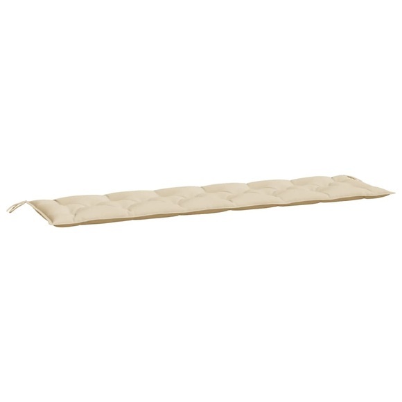 vidaXL Gartenbank-Auflage Beige 200x50x7 cm Stoff