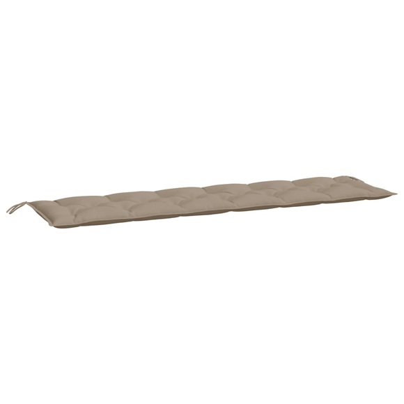 vidaXL Gartenbank-Auflage Taupe 200x50x7 cm Stoff