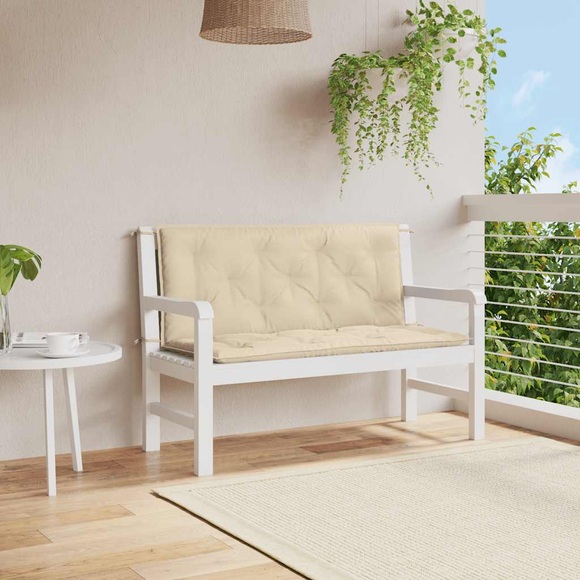 vidaXL Auflage für Hollywoodschaukel Beige 120 cm Stoff