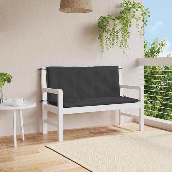 vidaXL Auflage für Hollywoodschaukel Schwarz 120 cm Stoff