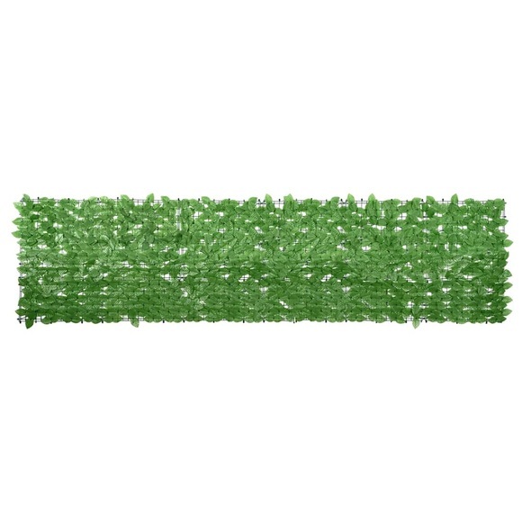 vidaXL Balkon-Sichtschutz mit Grünen Blättern 300x75 cm