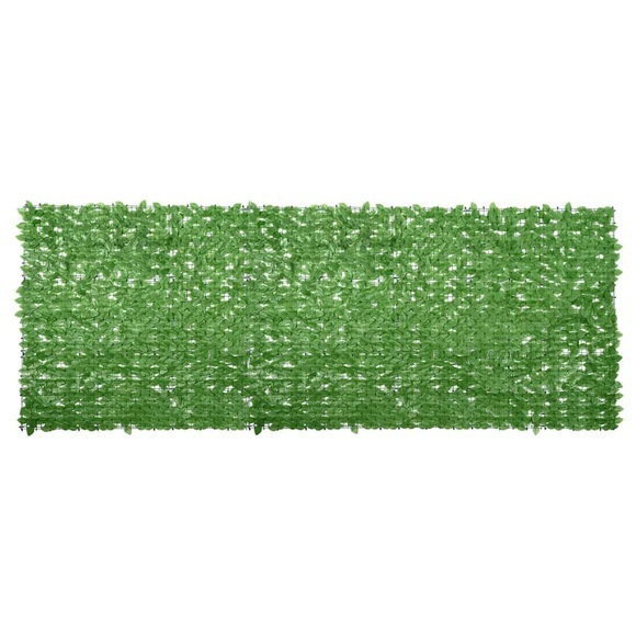 vidaXL Balkon-Sichtschutz mit Grünen Blättern 400x150 cm