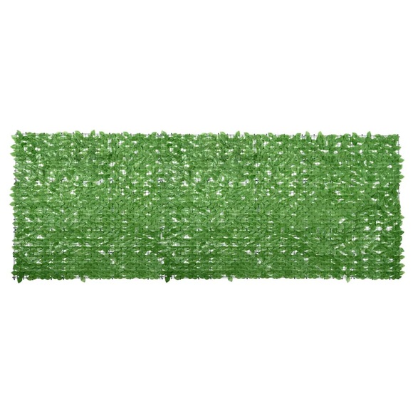 vidaXL Balkon-Sichtschutz mit Grünen Blättern 400x150 cm