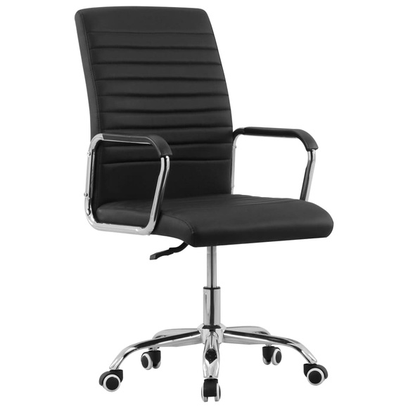 vidaXL Bürostuhl Drehbar Schwarz Stoff