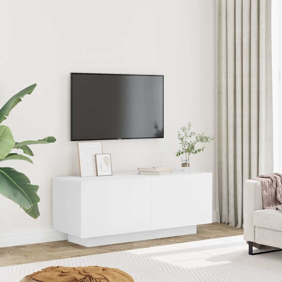 vidaXL TV-Schrank Weiß 100x35x40 cm Spanplatte