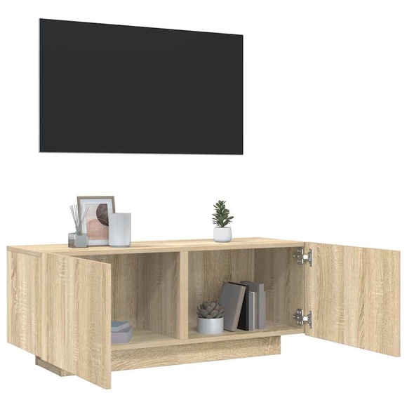 vidaXL TV-Schrank Sonoma-Eiche 100x35x40 cm Spanplatte