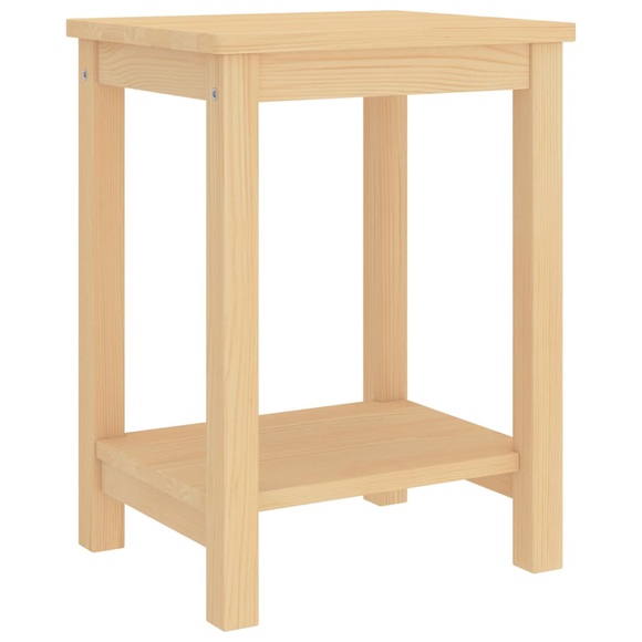 vidaXL Nachttisch Helles Holz 35x30x47 cm Massivholz Kiefer